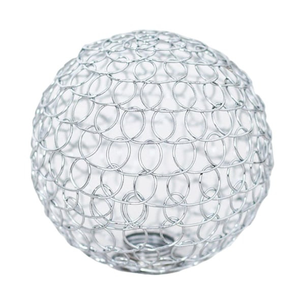 Klassisk globformad lampskärm i taklampa, ihålig ljuskrona, hängande lampa i metall för bordsrum, golvlampa, dropplampa (10 cm)
