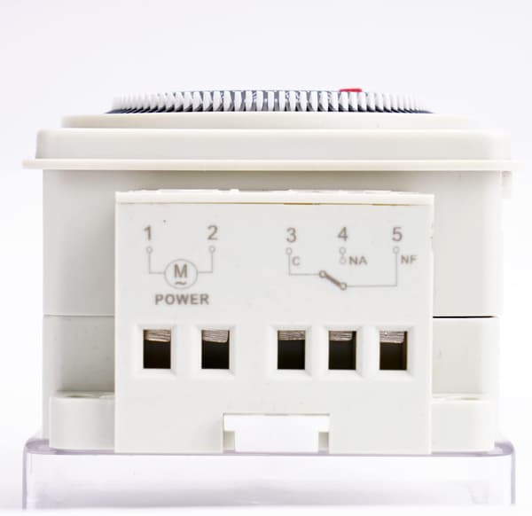 Mekanisk Timer, 220-240V 16A, 24 Timer, Analog Daglig, Universal Bryter - Enkel Kanal Tidsbryter, Nedsenkbar Segmentert Timer