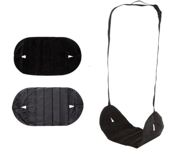 Hängmatta för fötter hängmatta flygplan - COMFY HANGER (Flygresor) Black black