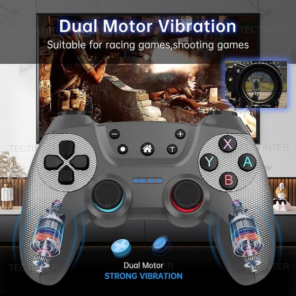 Stöd Bluetooth Trådlös Gamepad Controller Kompatibel Med Nintendo Switch Pro/ Switch Oled /switch Lite Pc Controle