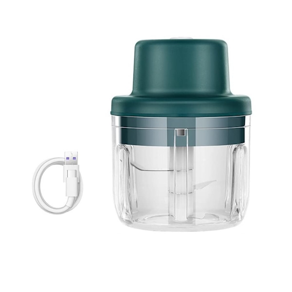 Elektrisk vitlökhackare Mini matskärare, 300ML