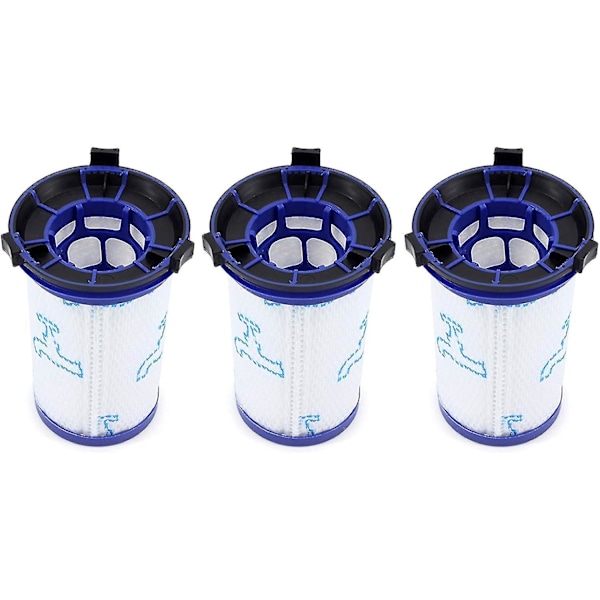 3-pack Rowenta Air Force 360​​ / X-Pert Essential 260 Sladdlös Dammsugare Ersättningsfilter RH9037 RH9038 RH9039