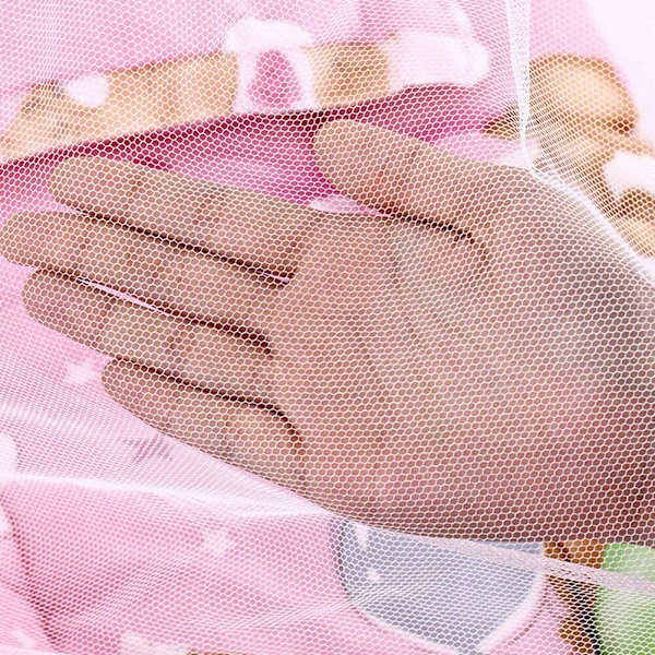 Baby Crib Myggnetting Bærbar Seng Nett Sammenleggbar Baby Crib Netting for Sommer Nett Barn Sengetøy