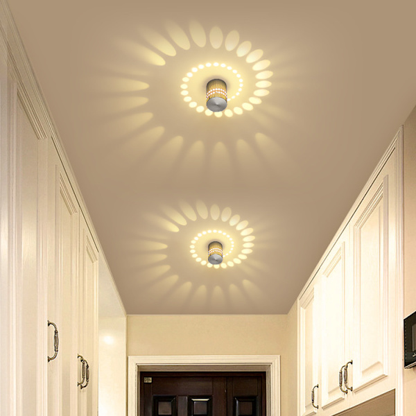 LED-vegglampe, moderne vegglampe i aluminium til baderom