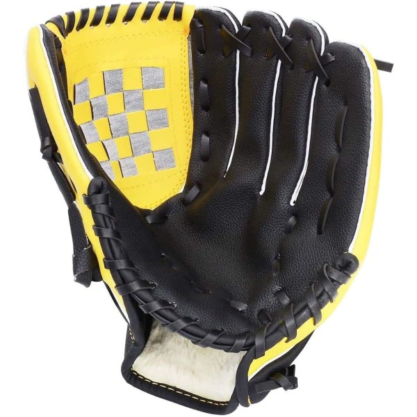 Baseball Glove Soft Solid PU Leather without ball,11.5inch