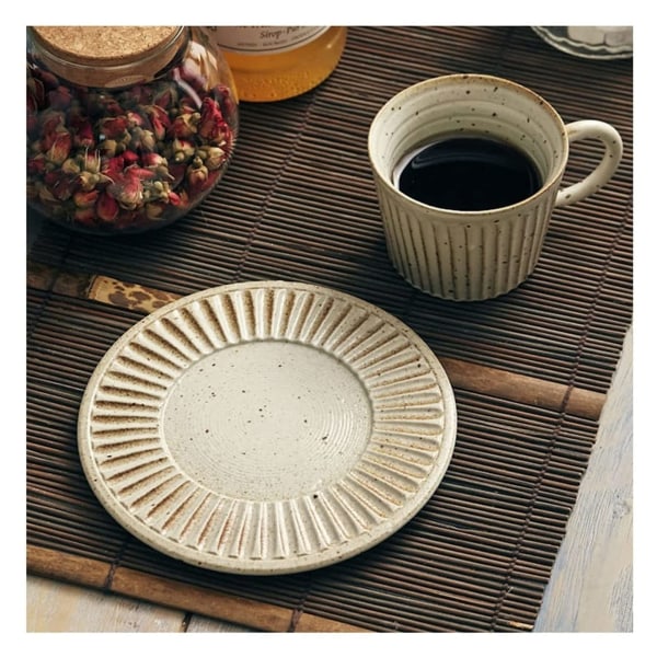 Kaffe Mugg Kaffe Kopp Hushålls Porslin Randig Kaffe Kopp