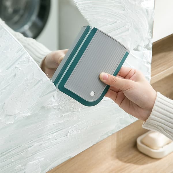 PCS Mini Spejlvisker Multifunktion Genanvendelig Glas Vinduespudserbørste Grey Blue