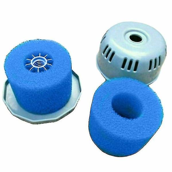 4-pak biofoamfilter Oppblåsbar Lay Z Spa patron 58323 Filter Vi Bestway