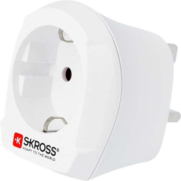 Adapter Europa til Storbritannia White 68