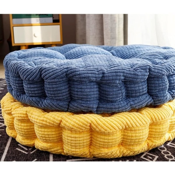 Tuolinpehmuste, pyöreä istuintyyny ruokapöydän tuoleille, mukava pehmustettu tuolinpehmuste kotiin, toimistoon, terassille, autoon, 40 cm