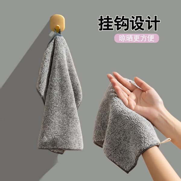 10 st - Tjock Disktrasor av Bambukol Bambufiber Diskhandduk - 30*30cm
