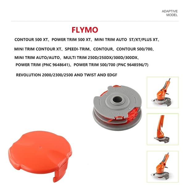 FLY021 Trimmerspole og linjeskift for Flymo 177