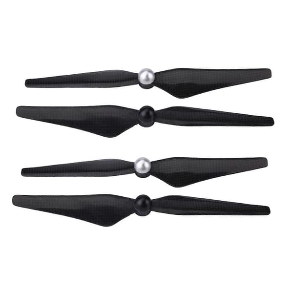 2-pack 9450 Kolfiber Propellerblad Tillbehör för DJI Phantom 2/3 (Svart&Silver)