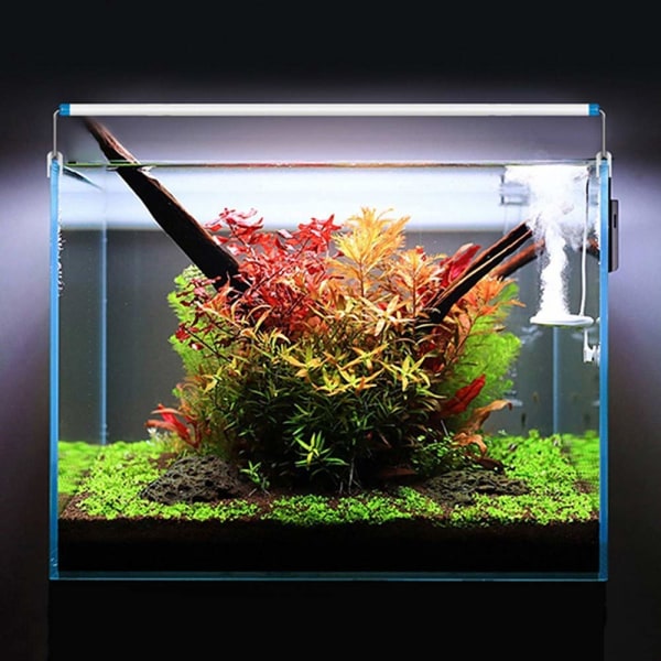 LED-akvariebelysning, LED-lampe, 18-58 cm veldig tynt akvarium