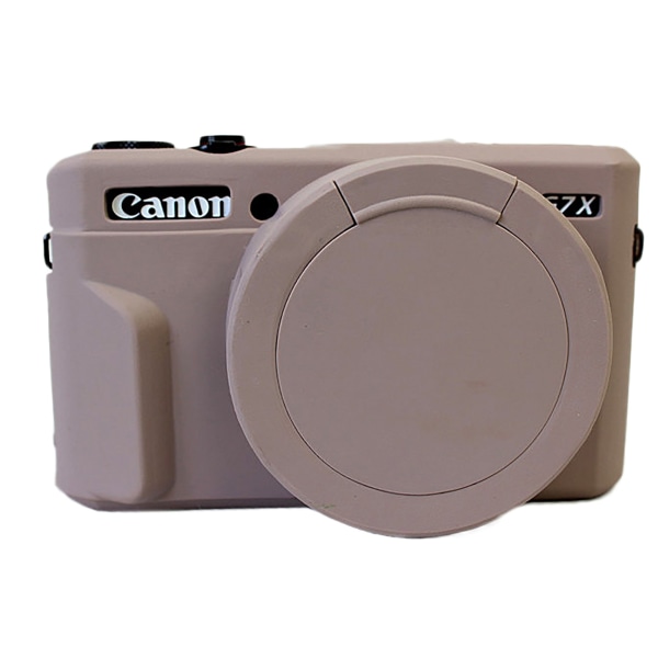 Silikon avtagbart cover för Canon G7x Mark ii Grå