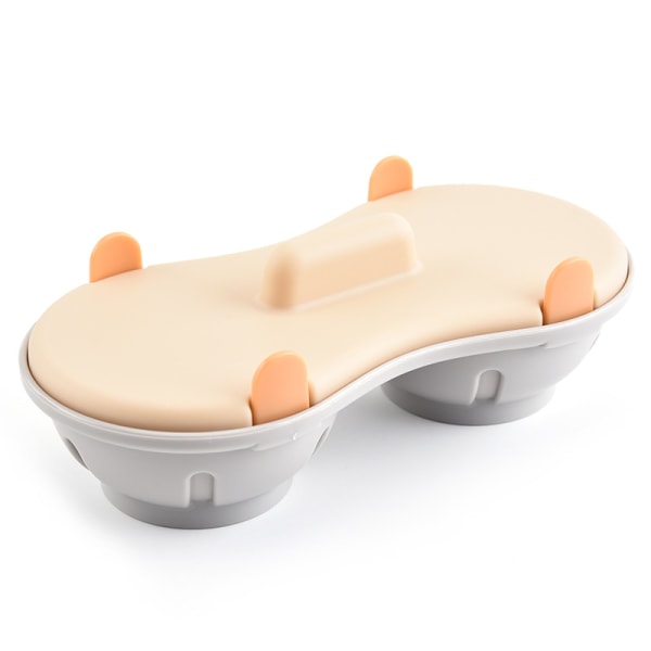 Mikrovågsugnsäggpocherare Äggkokare Pocherad Äggångare Köksgadget (Orange)