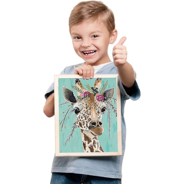 Timanttimaalaussetti, 5d timanttitaidepaketti aikuisille ja lapsille aloittelijoille, täydellinen timanttimaalaus