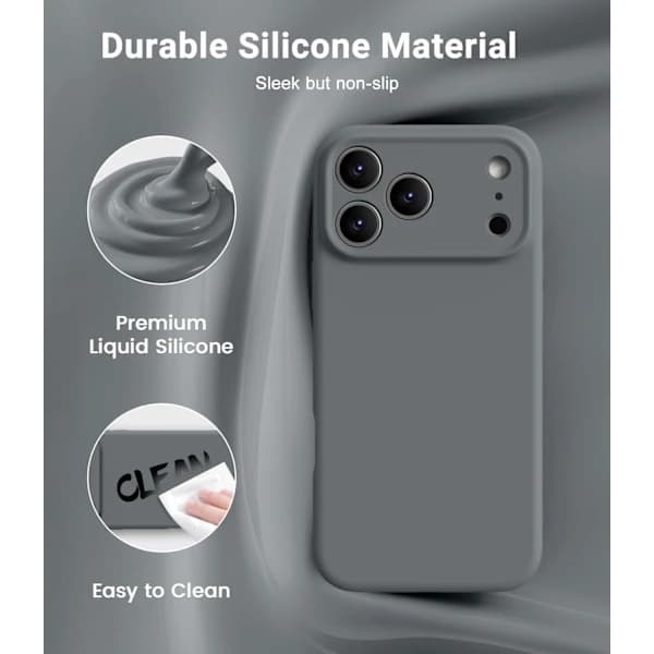 FitSleeps Hiljainen Värisevä Herätyskello Harmaa antrasiitti Grey anthracite iPhone 17 Pro Max