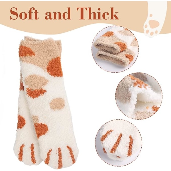 Par damplushsockor, vintersockor, mjuka sockor, halkfria sockor, varma sängsockor, hemmasockor 36-42