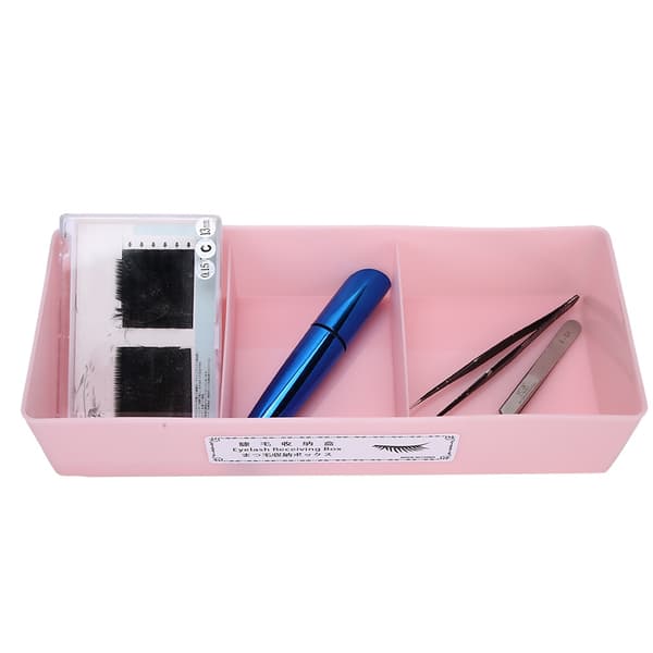 Opbevaringsboks Øjenvippe Makeup Organizer Etui Kosmetisk Pincet Værktøjsbeholder