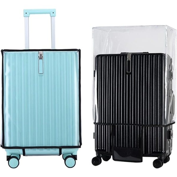 28 inch Clear PVC Suitcase Cover Protectors, 2 PCS Waterproof