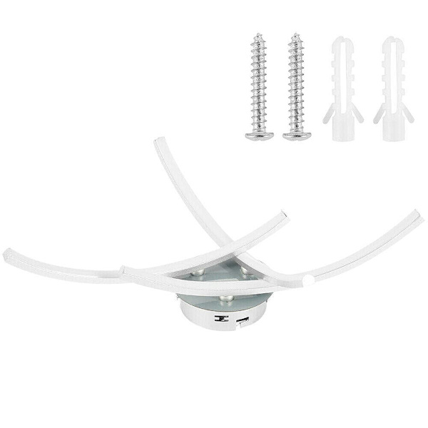 Moderne LED 3-lyskilde taklampe A85-265V - Hvit