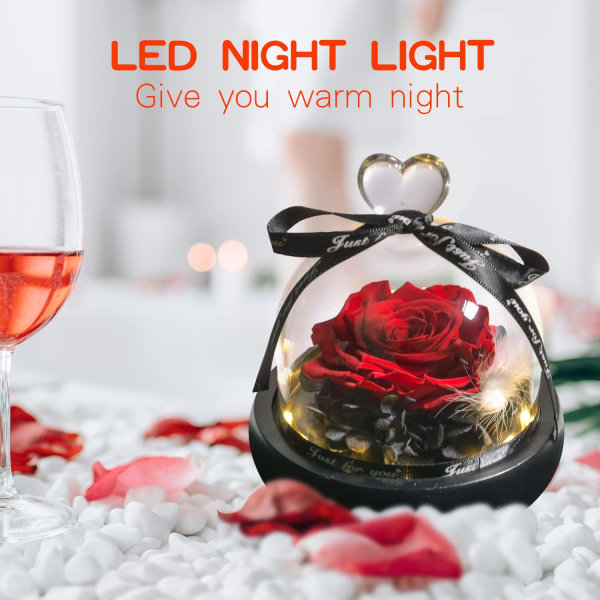 Bevart evig gave til Valentinsdag jul, med LED-lys