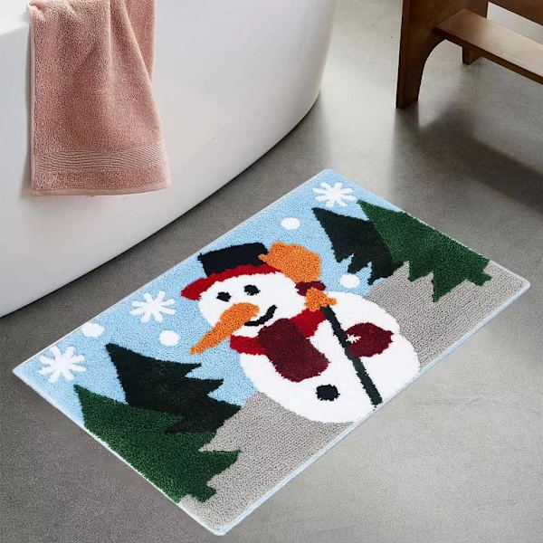 Jul Badrumsmatta (Jul Snögubbe, 17,7\"x25,6\")