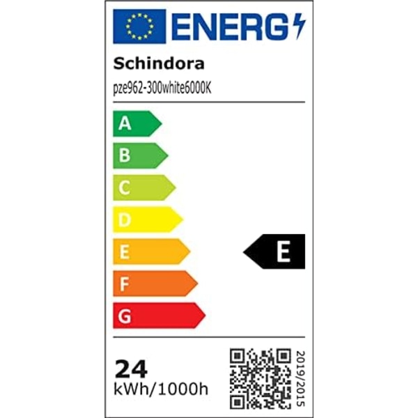 24W LED-taklampe, kald hvit 6000K 2400LM, Ø30cm