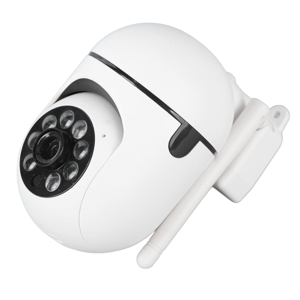 Säkerhetskamera utomhus, trådlös HD 1080P WiFi Övervakningskamera Hemsäkerhetssystem 360° vy, rörelsedetektering, automatisk spårning, tvåvägssamtal