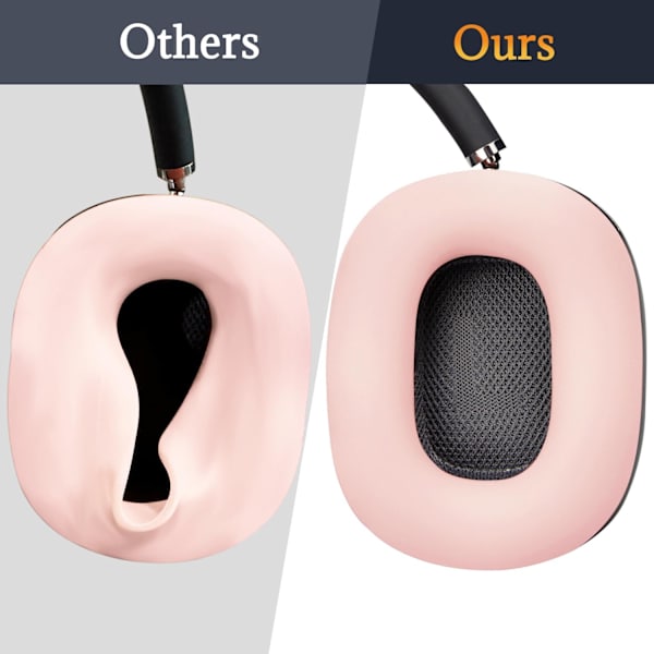 Silikonöronkuddar Skyddsskydd för AirPods Max Hörlurar Kuddar, Svettbeständiga, Lätt Att Tvätta, Robust Hållbarhet