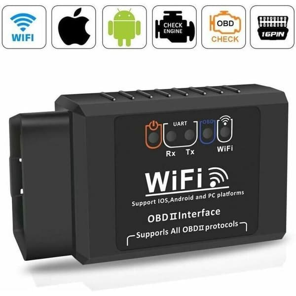 Fejlkodescanner - OBD2 - WiFi - MultiBlack