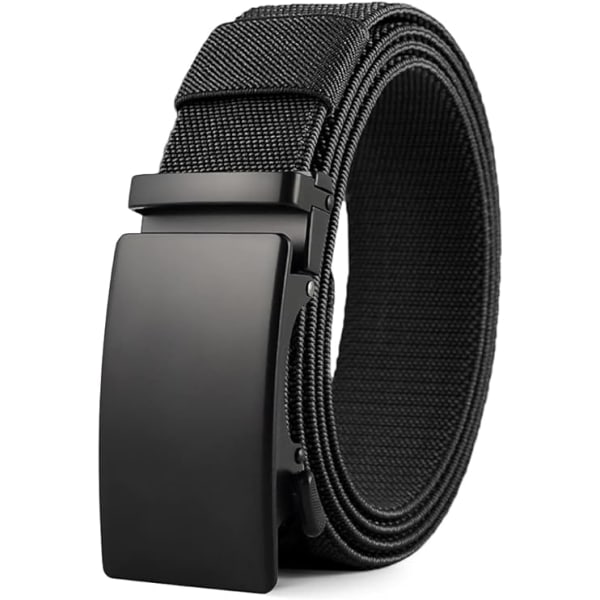 Belt Men, Elastic Golf Belt for Men, Nylon Ratchet Belt Men's Belt Casual, Adjustable Trim to Fit