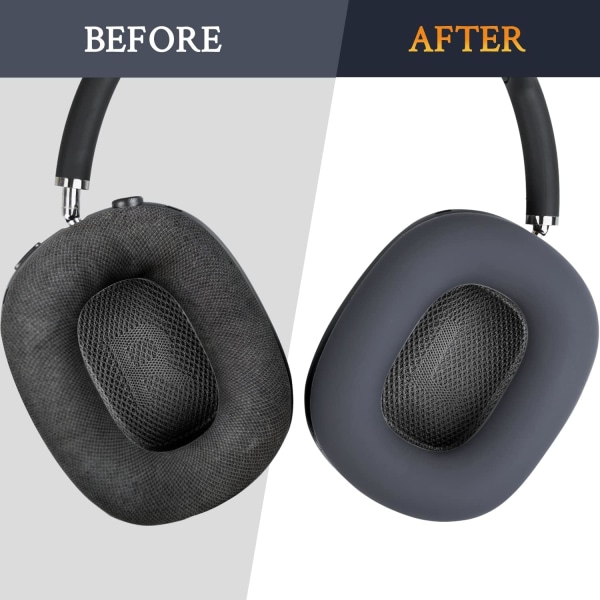 Silikoniset suojapehmusteet AirPods Max -kuulokkeille, hienkestävät, helposti pestävät, kestävät Dark Blue