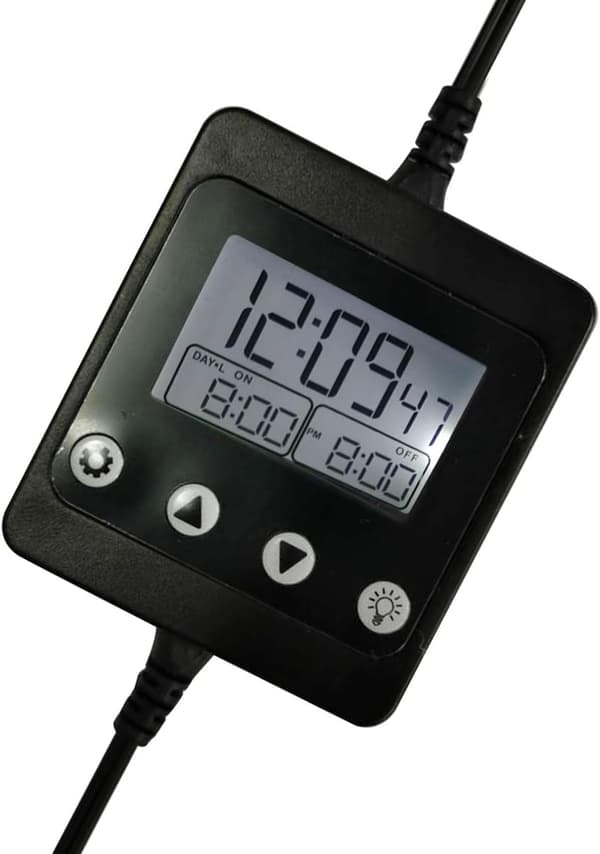 Akvarium Timer, 24 Timers Programmerbar Digital Timer Controller, Digital Akvarium Timer, Lysstyringstimer