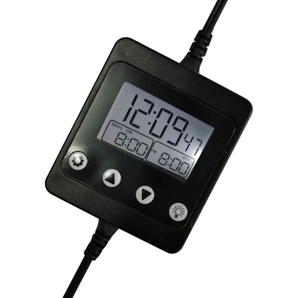 Akvarium Timer, 24 Timers Programmerbar Digital Timerkontroller, Digital Akvarium Timer, Lyskontroll Timer