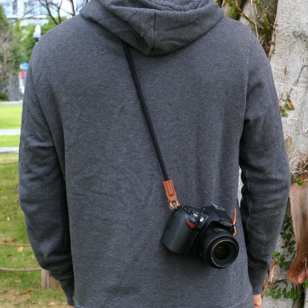 Mjuk kamerarem i nylon kompatibel med Sony A6100 A6600 A6000 A6300 A6500 A6400 RXIR II RX10 IV X100F X-T30 X-T3 X-T4 X-T20 X-T2 X100T kamera Svart