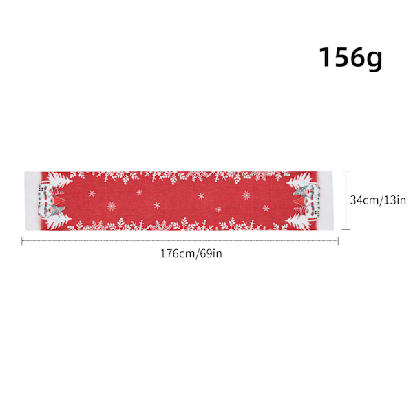 Julbordstablelöpare, Jultomte Juldekor, 13 x 69 tum