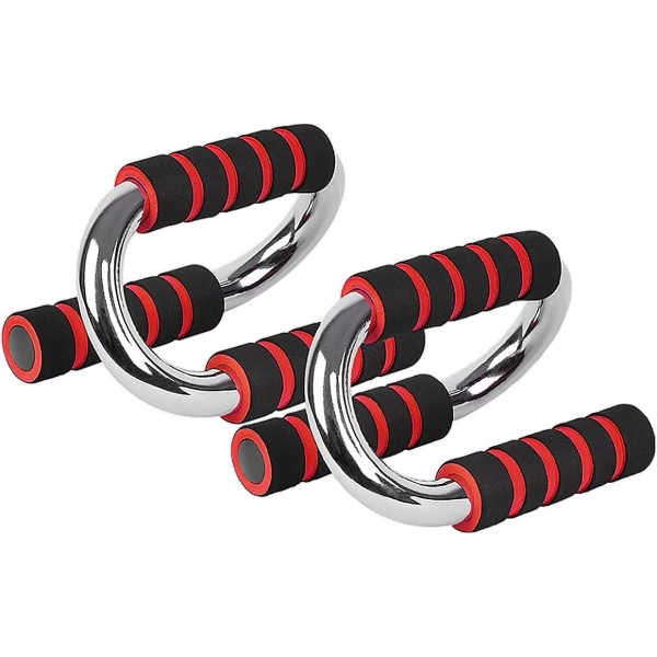 Push Up Bars med komfortable push up greb og skridsikre skumgreb