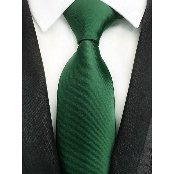 Herr slipsar enfärgad slips för män bröllop affärer formella slipsar