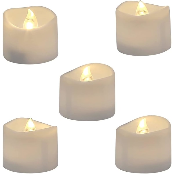 Flameless Tea Lights Candles, Battery Operated LED 12 pcs