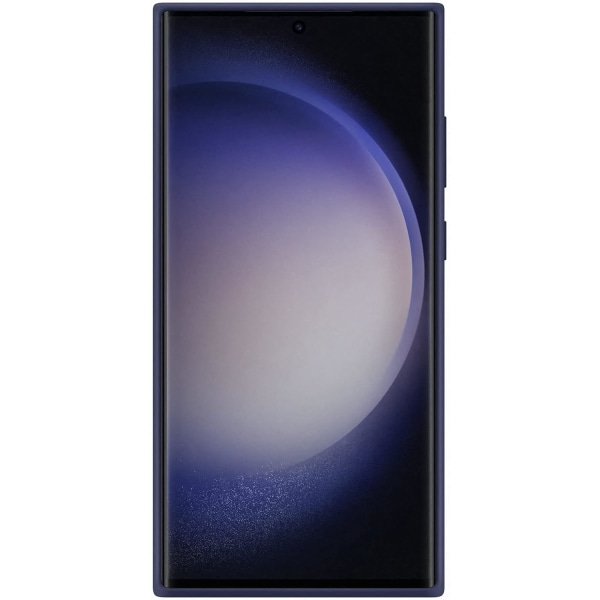 Passer til Samsung Galaxy s23ultra silikone etui, behagelig følelse, anti-fald Dark blue S23 Ultra