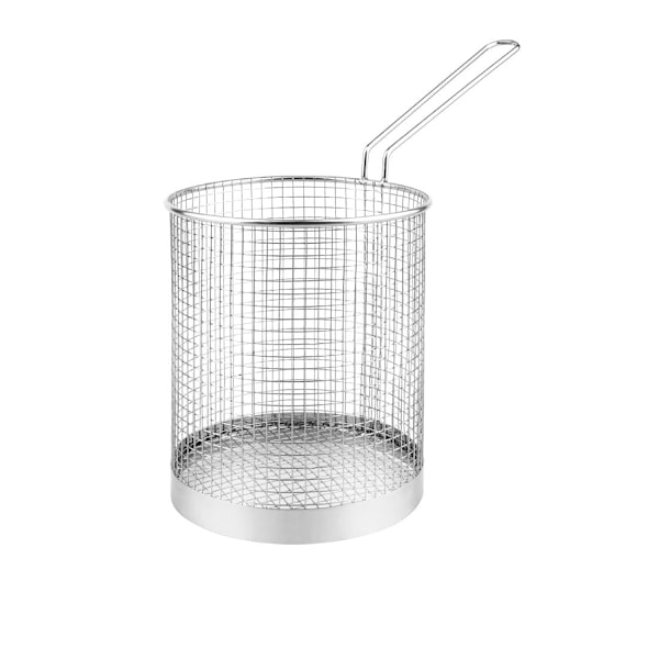 Spaghetti-korg i rostfritt stål, 150 mm diameter, sil för pastatrådar, kokkorg