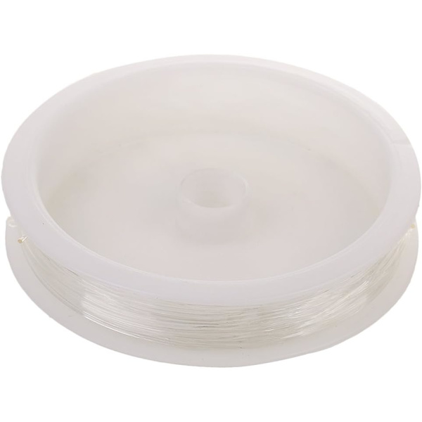 Transparent elastisk snor til smykkefremstilling