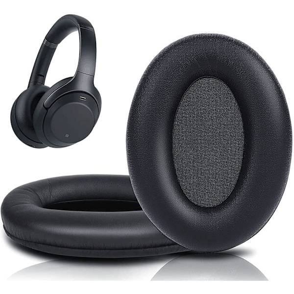 Ørepude-puder til udskiftning af Sony WH-1000XM3 1 par (sort)