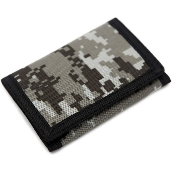 RFID Ohut Camouflage Lompakko/Kolmiosainen Kangas Ulkoilulompakko Pojille & Lapsille - Xcamouflage