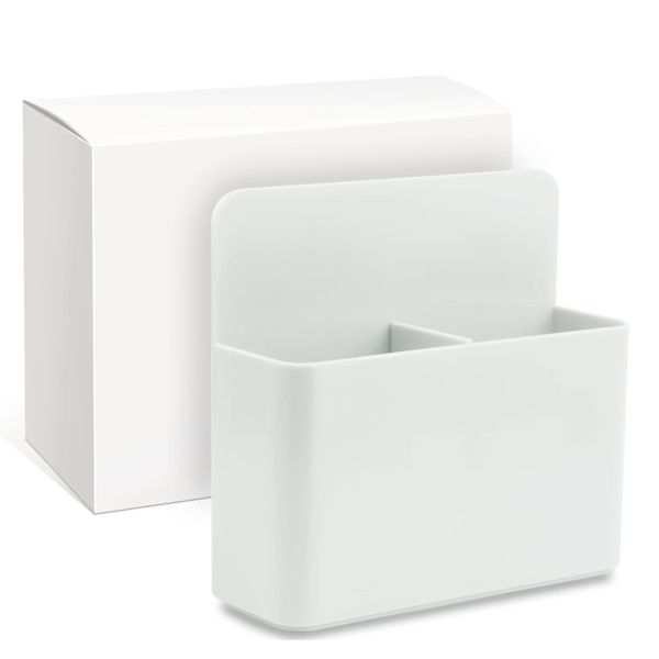 Magnetisk markörhållare organizer med stark anisotropisk magnetplatta för whiteboard, kylskåp, kylskåp, skåp, kontor, hem, skola (vit)