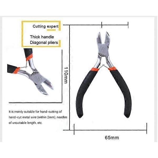 Mega-kit för smyckestillverkning - Tänger, Tråd, Ringar - DIY flerfärgad