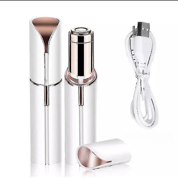Epilator, trimmer til øjenbryn/ansigtshår/næsehår/bikini linje hvid