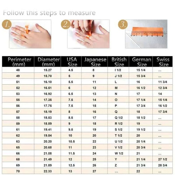 Rotation Chain Promise sormukset naisille, miehille - koko 9 (hopea)